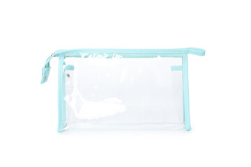 Bath accessories, toilet bag, isolated on white background