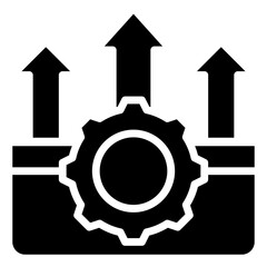 upload glyph icon,linear,outline,graphic,illustration