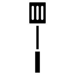 Spatula glyph icon