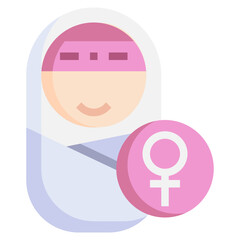 baby flat icon,linear,outline,graphic,illustration