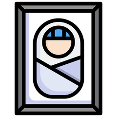 picture frame line icon,linear,outline,graphic,illustration