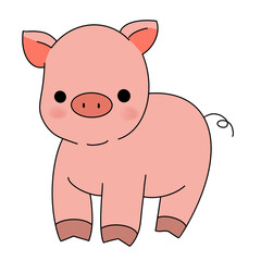 Fototapeta premium pig illustration
