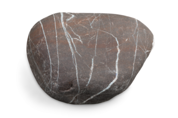 Natural pebble stone rock on a background