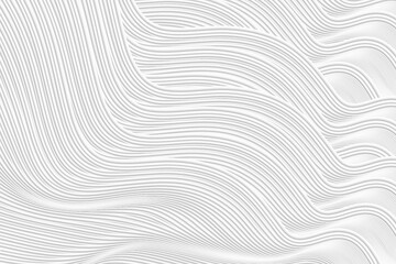 3D rendering waveform off-white abstract line texture texture background