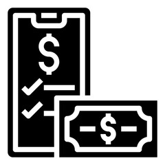 online payment glyph icon,linear,outline,graphic,illustration