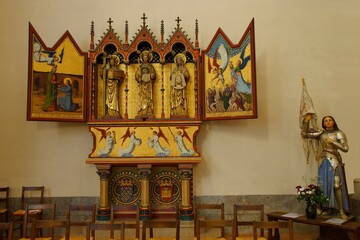 Obraz premium Retable église
