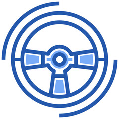 Obraz premium steering wheel line icon,linear,outline,graphic,illustration