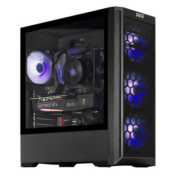 computer with RGB lighting
