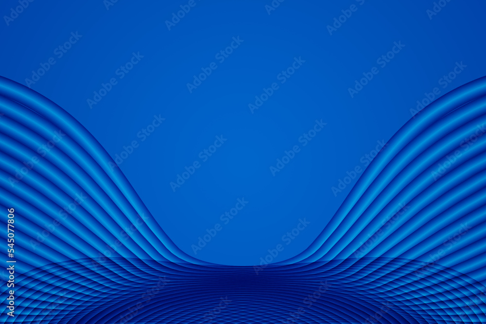 Poster 3d rendering of blue beautiful line texture texture background