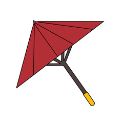 japanese umbrella illustration