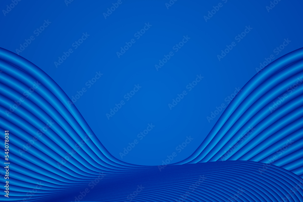 Poster 3d rendering of blue beautiful line texture texture background