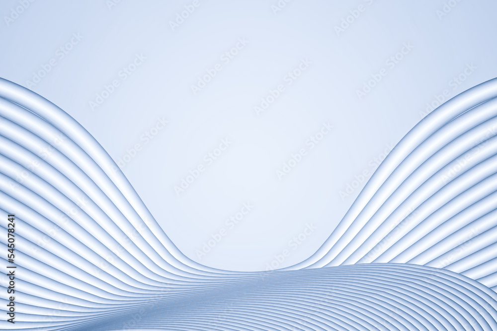 Poster 3d rendering of silver white beautiful line texture texture background3d rendering of silver white b