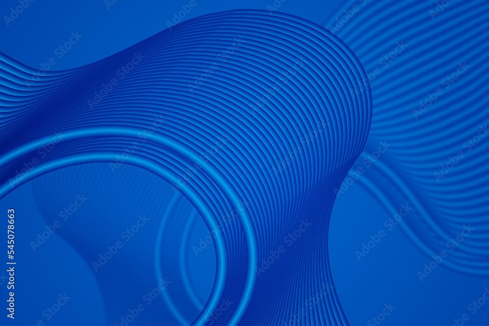 Aufkleber 3d rendering of blue beautiful line texture texture background