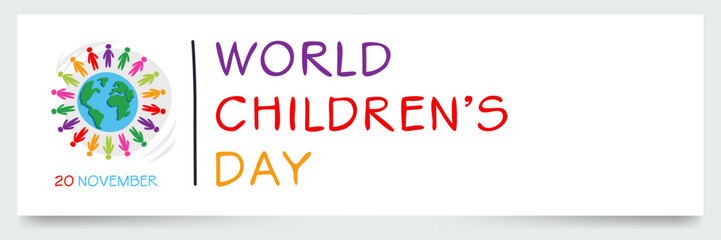 World Children’s Day held on 20 November.