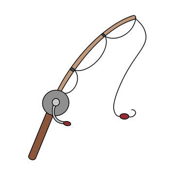 fishing rod illustration