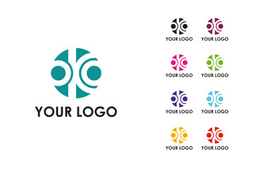 abstract logo design, OKO,