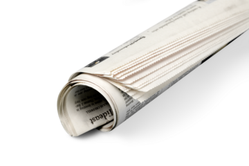 Rolled Newspaper