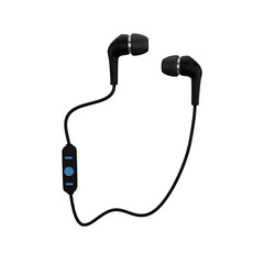 3d earphone icon, suitable to be used as a supplementary element to your designs