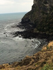 제주도 검은 해안가