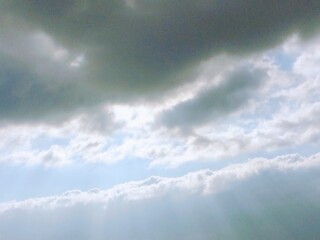 구름 가득한 하늘