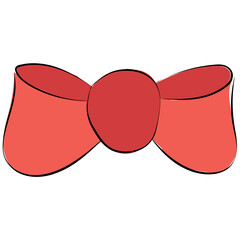 Bowtie Colored Vector Icon