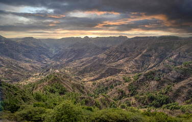 Fototapeta na wymiar La Gomera Kanaren Landschaft