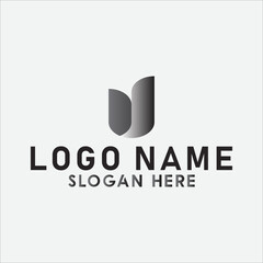 Business modern logo design with vector format.