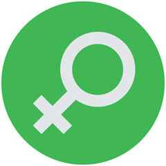 Female Gender Vector Illustration