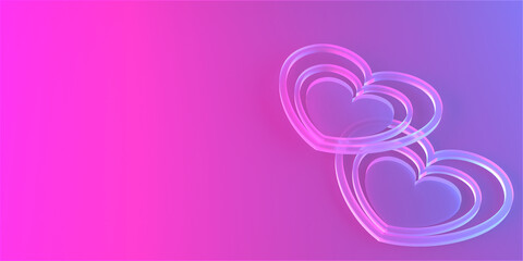 Fototapeta na wymiar Valentine day design concept. Love background