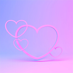 Valentine day design concept. Love background