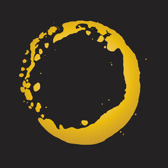 splash coffee, doodle and illustration vector