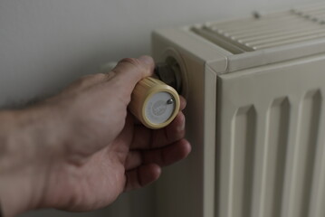 view of a gas heater