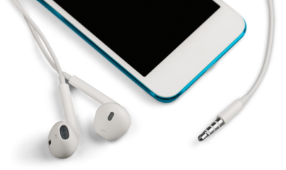 Smartphone with Earphones