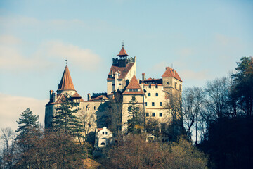 Bran Castle in Transylvania, one of the most famous medieval castles in the world. Bram Stoker used...