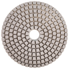 grinding disc on white background