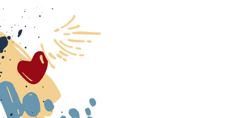 Minimalist brush stroke frame for wedding invitation in vintage and premium design.