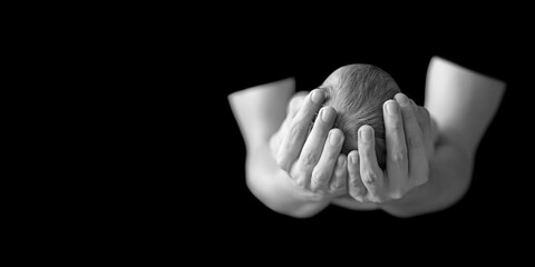 Fototapeta premium hands in prayer