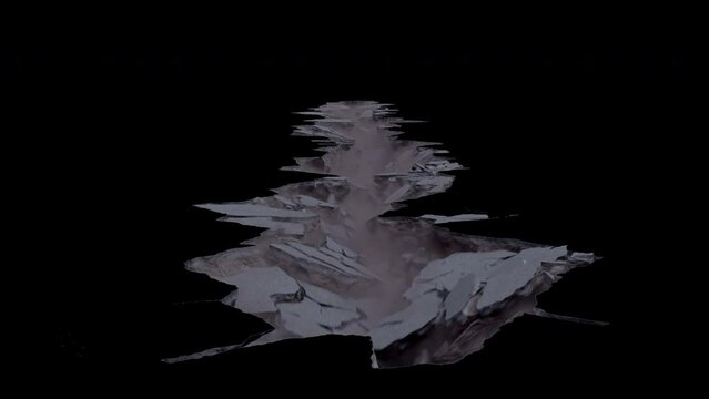 Crack Ground Shaking Destroying Earthquake Disaster Peril effect background footage motion graphics, or as a background or overlay 4K drag and drop  editing software supporting blending modes.