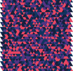 Geometric triangle shape Bauhaus pattern. Vector design and modern art template.