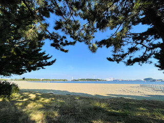 神奈川県横浜市の海の公園