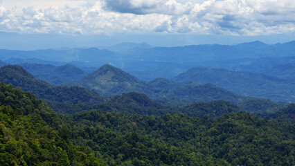 Naklejka premium mountains in the mountains