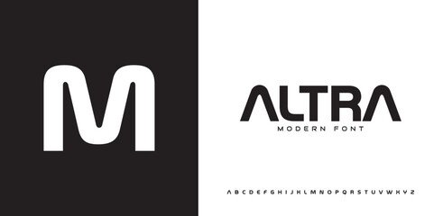 Tech font typography alphabet letters. Future logo typo. Minimal urban font letter set. Luxury vector typeface for a company. Modern gaming fonts for logo design. © Kool