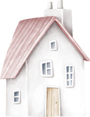 Obraz na płótnie Canvas Old house illustration
