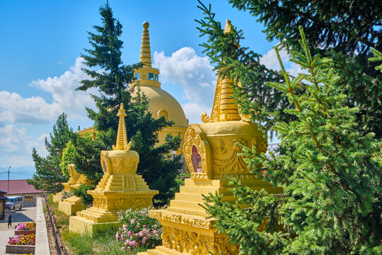 Datsan Rinpoche Bagsha in Ulan-Ude city of the Republic of Buryatia, Russia.