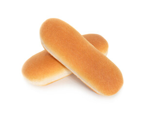 Two hot dog buns