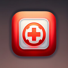 Fototapeta premium first aid icon