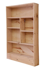Empty wooden shelf. © nuwatphoto