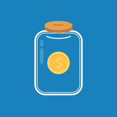 Coin character. wallpaper. free space for text. coin vector. Coin poster design.