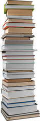 Stack of textbooks