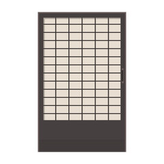 Japan style door. door vector. wallpaper.